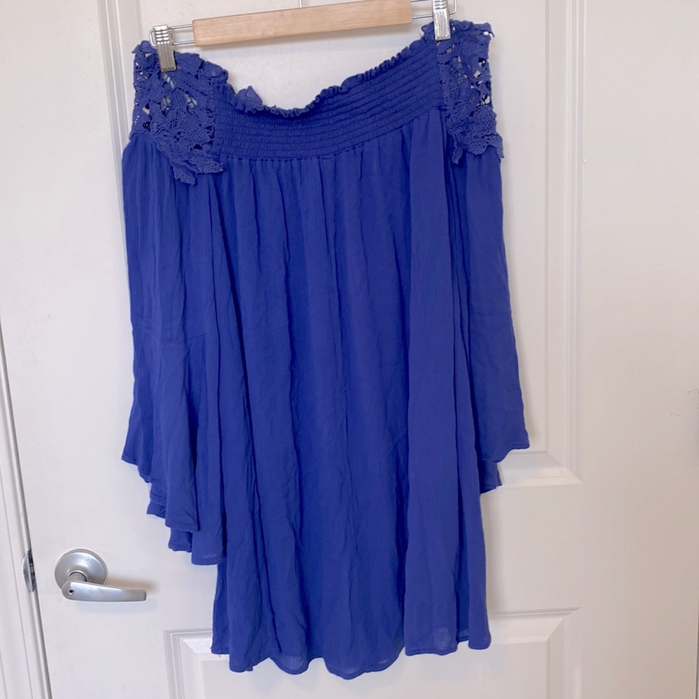 💜 5/$30 Sale: Off the Shoulder Mini Dress - Picture 4 of 7